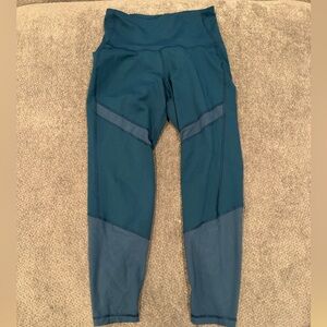 Old Navy teal mesh leggings